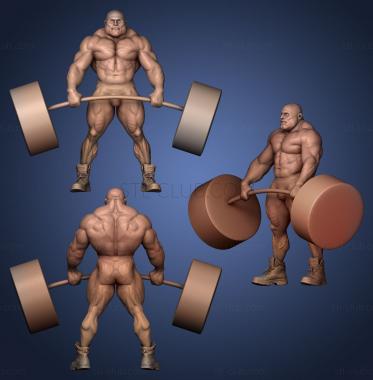 3D model Powerlifting (STL)